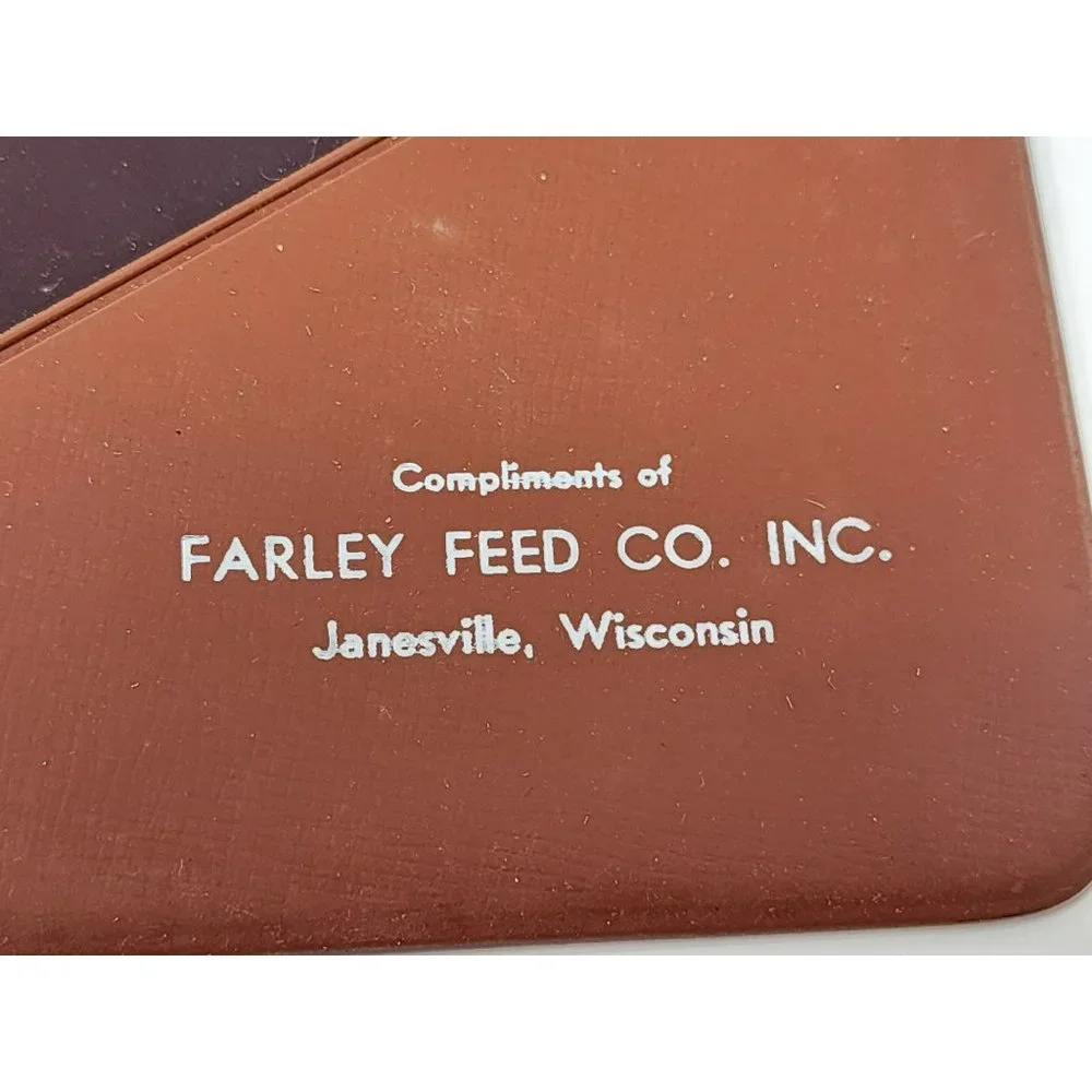 Vintage Remelon Made Mens Wallet With Remelon And Feed Co Advertisement‎